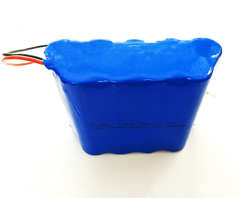 روشنایی اضطراری باتری 3.7 ولتی لیتیوم سلولی با دمای پایین ICR18650 20Ah