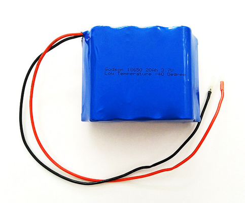 روشنایی اضطراری باتری 3.7 ولتی لیتیوم سلولی با دمای پایین ICR18650 20Ah