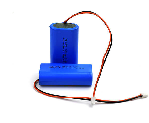 بسته آهنی لیتیومی باتری قابل شارژ 7.4 V 2000mah سازگار با محیط زیست