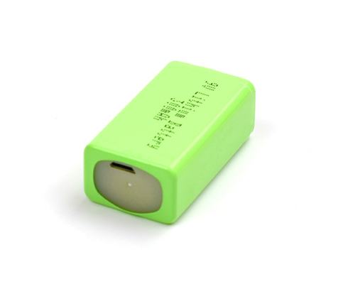 بسته انرژی قابل شارژ لیتیومی با باتری 9 ولت 300 میلی آمپر ساعتی شامل USB