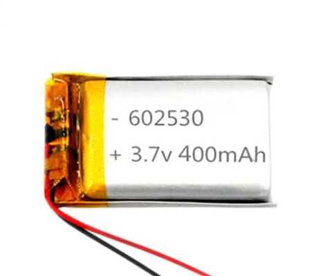 چراغ اضطراری باتری لیتیوم یونی 400 میلی آمپر ساعت 6.0 * 25 * 30 میلی متر سلول پلیمری لیتیوم