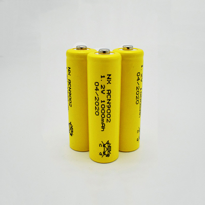 ژاکت سفارشی OEM باتری قابل شارژ NiCd 1.2 ولت AA 1000mAh