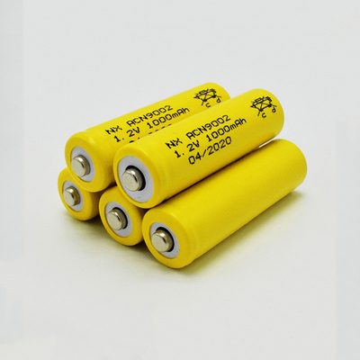 ژاکت سفارشی OEM باتری قابل شارژ NiCd 1.2 ولت AA 1000mAh