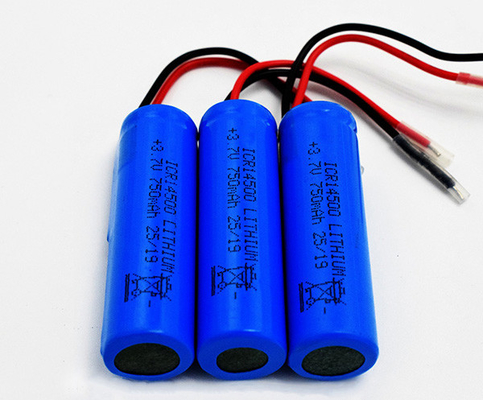 باتری لیتیومی 750 میلی آمپر ساعتی 3.7 ولت ICR14500 بدون بو با ژاکت PVC