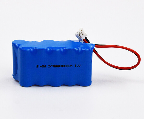 بسته باتری نور خروجی با دمای بالا Ni MH 2 3AAA 300mAh 12V