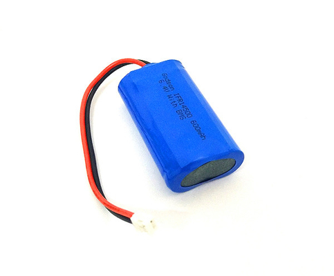 IFR14500 چراغ لیتیومی اضطراری باتری LiFePO4 3.2V 600mAh