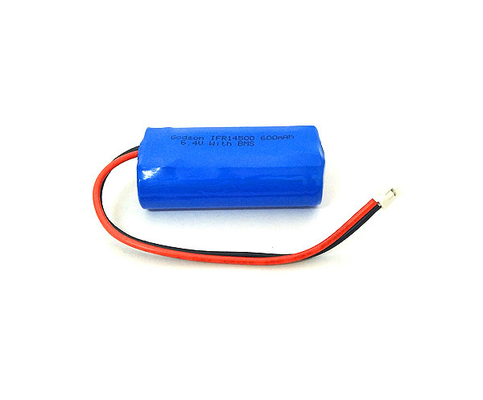 IFR14500 چراغ لیتیومی اضطراری باتری LiFePO4 3.2V 600mAh
