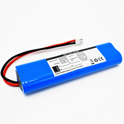 باتری روشنایی اضطراری LiFePO4 3000mah باتری 6.4 ولت آبی PVC