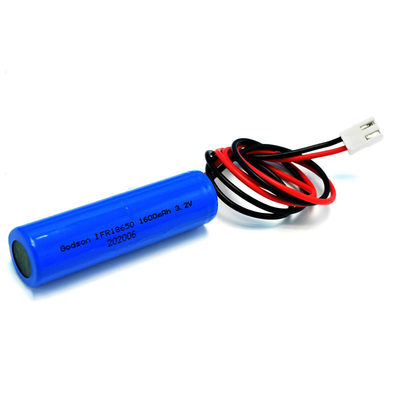 IFR18650 3.2V علامت خروج اضطراری باتری 1600mAh Lifepo4 لیتیوم