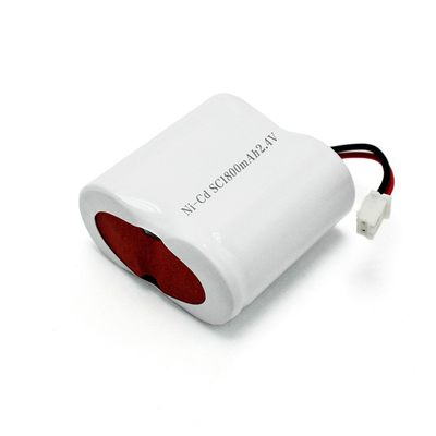 بسته باتری قابل شارژ نیکل کادمیوم SC1800mAh 2.4V