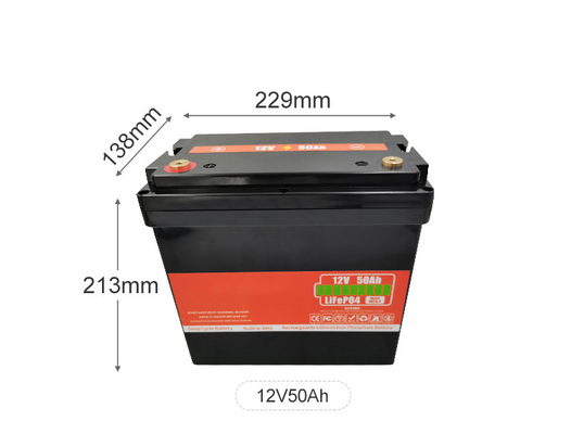 بسته باتری خورشیدی لیتیوم 12V 50Ah با چرخه عمیق