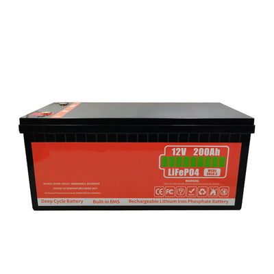 محیط زیست دوستانه چرخه عمیق 12V LiFePO4 باتری 50Ah 200Ah کم خود تخلیه