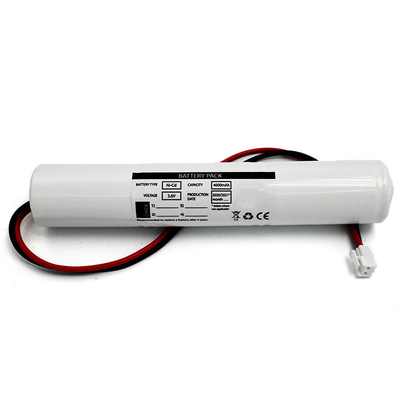 بسته باتری قابل شارژ Ni Cd D4000mAh 3.6V چرخه عمر باتری