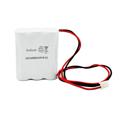 AA900mAh 3.6V علامت خروج اضطراری تعویض باتری NiCd ژاکت PVC